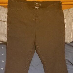 Torrid size 20R lace up bombshell skinny jeans